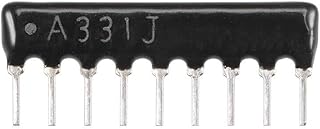 Tool parts 330 Ohm Resistor Network 1/8W SIP-9 Array 2.54mm Bussed Type 5% Tolerance 20pcs