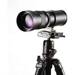 Teleobjetivo Sony A6000 Hersmay 420-800mm f / 8.3-16 Super Teleobjetivo Zoom Teleobjetivo Zoom Teleobjetivo Lente Lente Varifocal para Sony E Mount Lens A9 A7III A7S A7C A6500 A6400 A6000 A 5100 A5000 Nex Camera