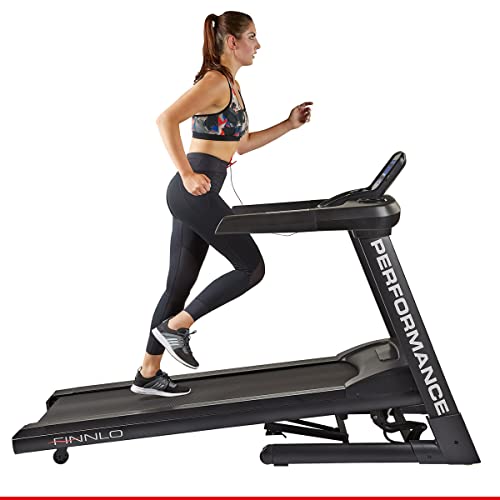 HAMMER Finnlo Laufband Performance, platzsparendes Fitnesslaufband zum Klappen, gelenkschonende Lauffläche… – Bild 4