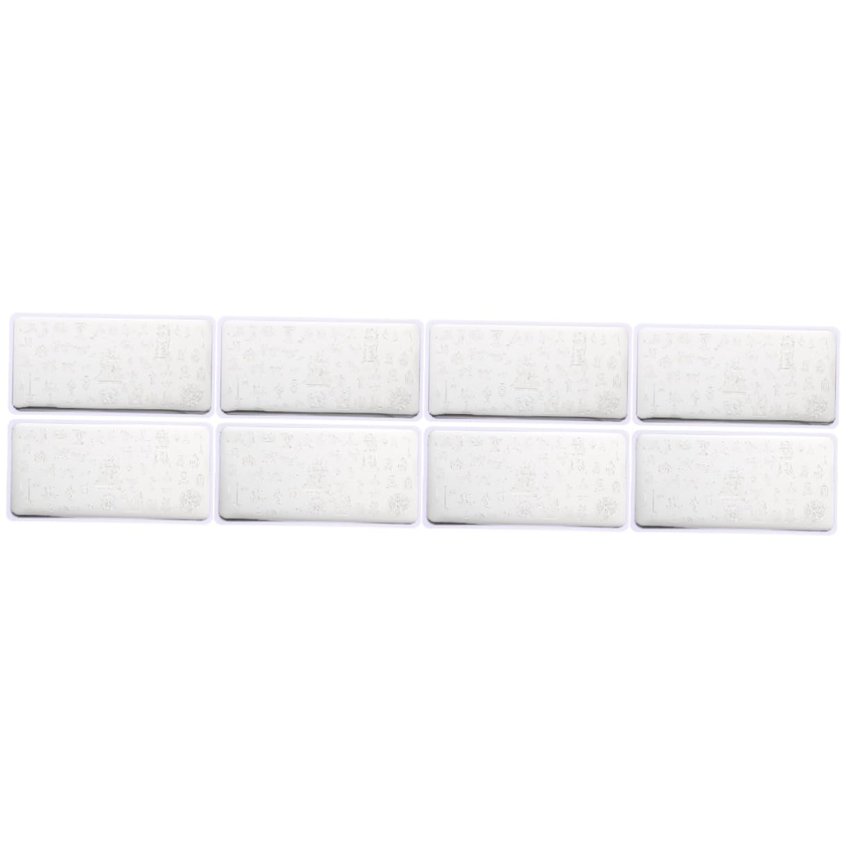 minkissy 8 Hojas Placa De Impresión De Transferencia De Uñas Plantillas De Bricolaje De Manicura Estampador De Uñas Kit De Manicura Acero Inoxidable 304 Platina Víspera De Todos