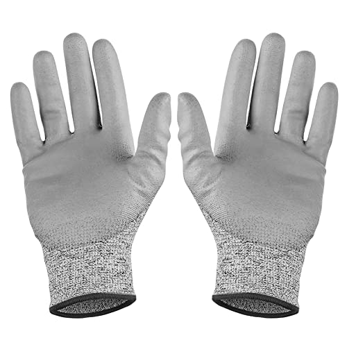 Blackrock Guanti Da Lavoro Antitaglio Livello D - Magnesium-PU, Leggeri, Con Rivestimento PU Su Palmo, Per Metalmeccanica E Fai Da Te