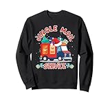 Briefträger Jingle Mail Service Lustiges Weihnachten Sweatshirt