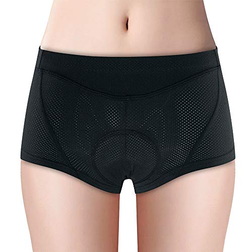 Lixada Ropa Interior de Ciclismo para Mujer, Malla Transpirable Acolchada con Gel 3D, Ropa Interior para Montar en Bicicleta MTB, Pantalones Cortos - imagen 8