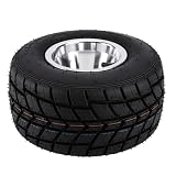 RASTKY 10 X 4,50 5 Tubeless-Reifen, 5 Zoll Rutschfester Go-Kart-Reifen, mit Aluminiumlegierungsfelge 17 Mm Lager für ATV Quad Mini Bike