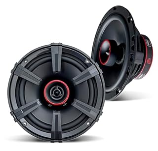 Ryukiro 450 Watts 6.5 Inch Coaxial 2 Way Speaker (One Pair) Full Range Tweeter & Midrange Woofer (one Pair) for Car Stereo Vehicle Automotive Audio