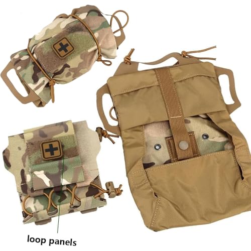 Pochette médicale IFAK Molle à déploiement rapide pour premiers secours - 4