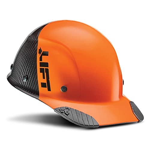 Exclusive Discount 70% Price  LIFT Safety DAX Fifty 50 Carbon Fiber Cap Style Hardhat ANSI Compliant 6 Point Upgraded Suspension Triple Reinforced Crown, Class C (Hi-Viz Orange - Carbon Fiber)