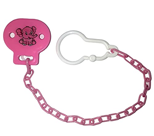 Prendedor de Chupeta Master Elef Marca, Sonne, ROSA