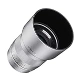 Rokinon 35mm F1.2 High Speed Wide Angle Lens for Micro Four Thirds Mount - Silver - MFT