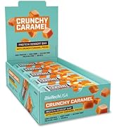 BioTechUSA Protein Dessert Bar, Coated protein bar with crunchy caramel bites, sugars and sweeten...