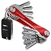 KeySmart Extended | Compact Key Holder and Keychain Organizer (2-14 Keys, Red)