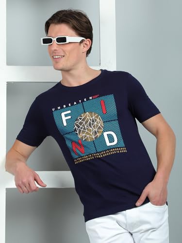 Image of Dollar Pack of 1 Cotton Printed Men Tshirt