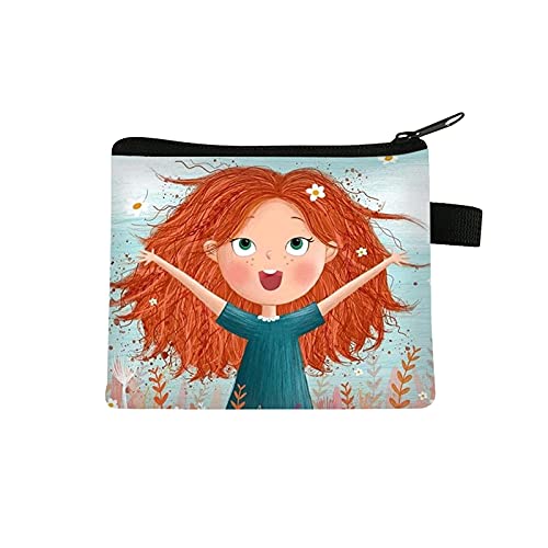 Mancool femme fille Petites Trousses de Monnaie Porte-Monnaie Portable Mini Portefeuille de Monnaie Carte de Crédit Carte d'Identité Clés Rouge à Lèvres(4.3 x 5.31in,Une variété de styles) (#17) Cover