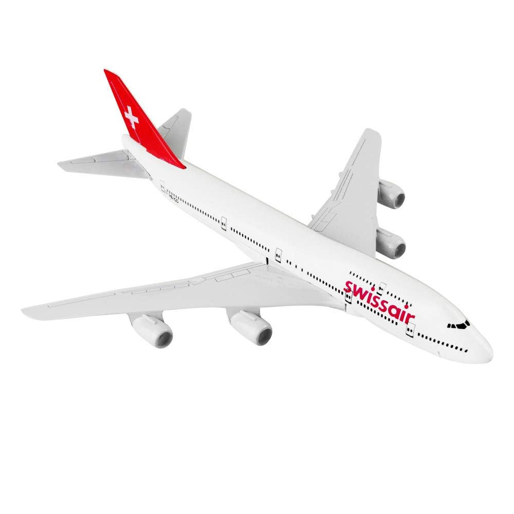 AmigozZ Youth Diecast Aeroplane Scale Model Only For Display, Size -16 Cm (Swiss Air),Multicolor 1