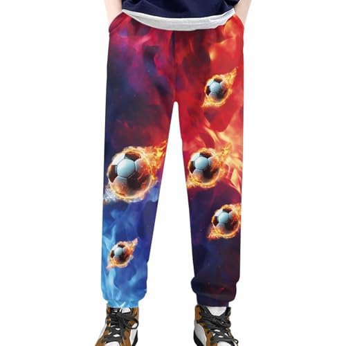 Boys Sweatpants Activewear Clothes Sports Pant with Deep Pockets Girls Leggings Casual Jogger Pant for 4-15Y3