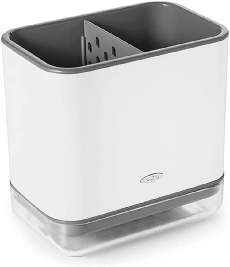 OXO Good Grips Sinkware Caddy, White, 21.33 x 12.06 x 15.87 cm