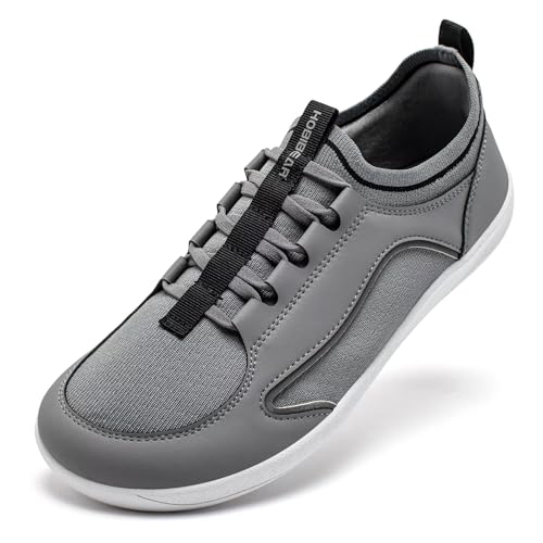 Image of HOBIBEAR Barefoot Minimalist Shoes Womens Mens | Zero Drop | Wide Width Canvas Slip-on Shoes