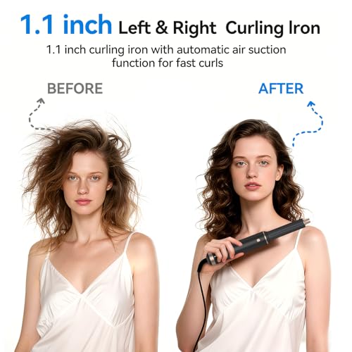 Image of Blow Dryer Brush 5 in 1: Ionic Hot Air Styler Hair Dryer Brush Blow Dryer Set for Curling Volumizing Straightening Styling
