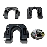 4 pezzi Clip per cappelliera compatibili, set clip di fissaggio copertura bagagliaio, clip supporto cappelliera, clip di fissaggio in plastica, robusti, durevoli, facili da installare, universali