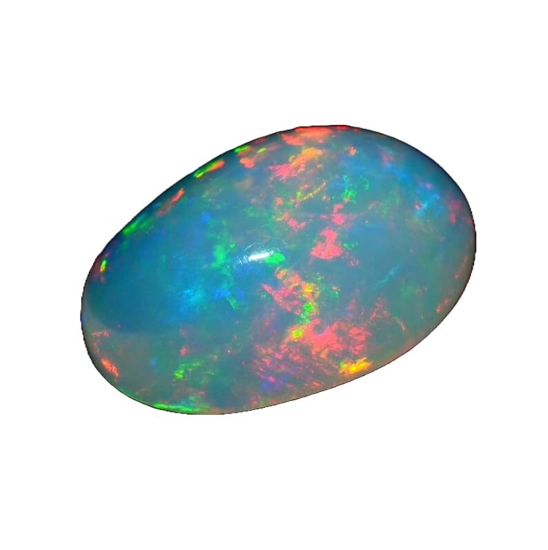Opale éthiopienne 16x12mm sans défaut : le cabochon ovale AAA pour des bijoux réussis à coup sûr