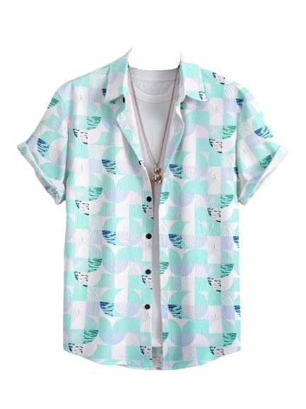 GLORISTAR Men Printed Casual Shirt_POP CORN PRINT