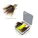 1. 1/3pcs Steel Jigs Streamers Fly with Foam Head Floating Trout Lure for Freshwater Saltwater Fishing Accessories Realistic Motion Fly Fishing Attractor