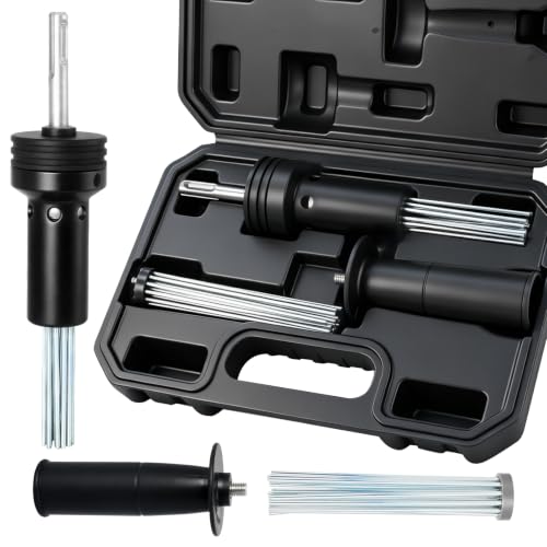 Herakiy Electric Needle Scaler SDS Plus Attachment for Rotary Hammer Drill