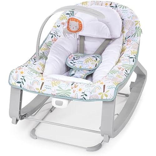 Ingenuity Keep Cozy 3-in-1 Grow with Me Vibrating Baby Bouncer Seat & Infant to Toddler Rocker, 0-30 Months Up to 40 lbs (Madi)