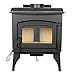 Pleasant Hearth 1,200 Sq. Ft. Small Wood Burning Stove with legs