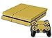 Price comparison product image Gaminger PlayStation 4 Design Sticker Skin Set for console + 2 controllers - Gold