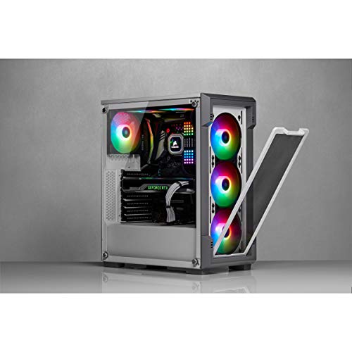 Corsair CC-9011174-WW iCUE 220T RGB Airflow gehard glas Mid-Tower ATX Smart Gaming behuizing, wit - Image 6