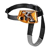 Wildken Foot Ascender Outdoor Mountaineering Tree Arborist Climbing Rappelling Equip Left Right Foot Ascender (Orange - Right)