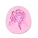 BeeSpring 3D Big Rose Flower Cake Mold Silicone Fondant Chocolate Mould Baking Decorating, Resistant Low and High Temperature, Easy to Use and Clean