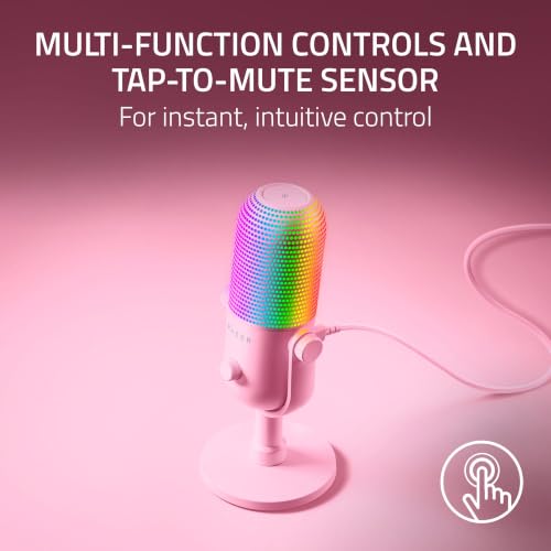 Razer Seiren V3 Chroma 32‐Bit DSP, USB-C Microphone for PC & Mac, Pink by Razer - Used condition - Image 6