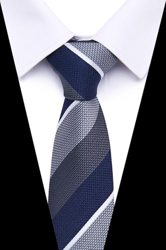 Image of Passabin Tie For Men Necktie Woven Jacquard Neck Ties Set 6 PCS