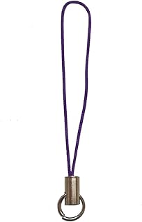 [SHAREKI] ストラップ紐 マルカン付き 携帯 スマホ ストラップ チャームストラップ ストラップパーツ アクセサリー 20カラー 10本入り ストラップ紐 マルカン付き 携帯 スマホ ストラップ チャームストラップ ストラップパーツ アクセサリー 20カラー 10本入り Strap string (パープル)