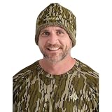 Nomad Mens Harvester VX3 Beanie Hat, Insulated, Quiet, Comfortable Hunting Headwear, Mossy Oak Bottomland Camo, One Size