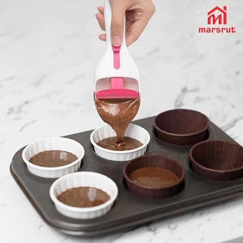 Image of Cupcake Scoop, Batter Dispenser for Baking, Filler Spoon Tool Gadgets for Muffin, Cookie Dough, Pancakes & Cupcakes, Appliances /Supplies for Kitchen, Unique, Easy to Use, Dishwasher Safe & BPA Free