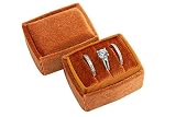 Beatrix & Luca 3 Ring Velvet Ring Box | Ring...