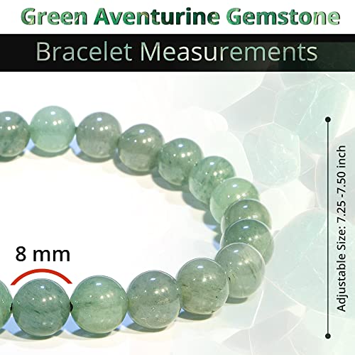 Image of ANAYA AGATE Healing Crystal Bracelet for Women and Men - 8mm Round Beaded Bracelet for Men and Women - Unisex Stretchy Gemstone Bracelet for Healing and Protection