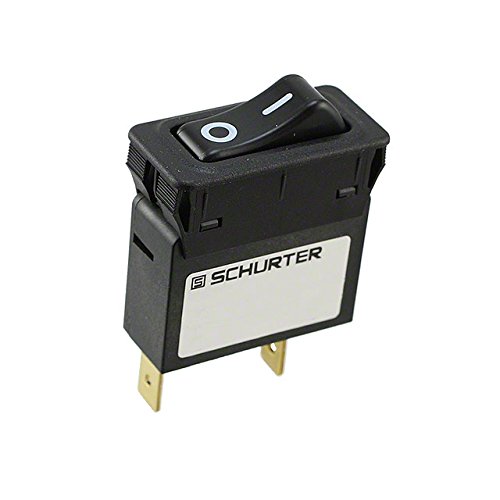 4435.0029, Circuit Breaker 1-P Thermal Overload 2A White ON/Off QC Snap TA35 Series