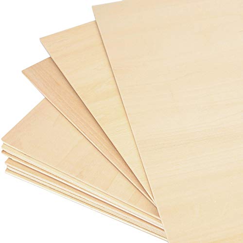 Keileoho 15 Pack 12 X 12 X 1/8 Inches Basswood Wood Sheets, Natural Unfinished Basswood Sheets, Premium Unfinished Wood Sheets For Diy Wooden Plate Model, Arts And Crafts, School Projects #TOP4