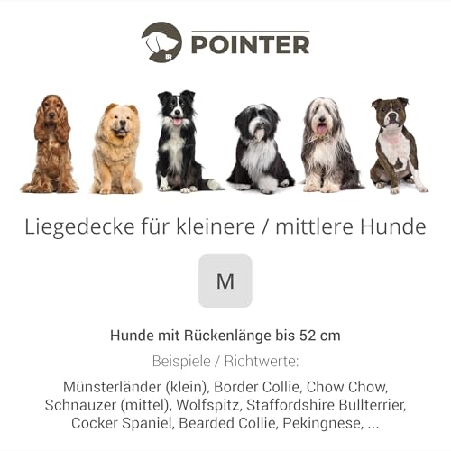 Hundedecke Pointer 80 x 60 cm – Gepolstert und strapazierfähig