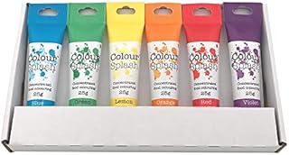 Colour Splash Rainbow Colours Food Colouring Gel Set - 6 Colours