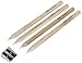 Pepperell SLTCLK01 Real Slate Chalk Pencils with Sharpener (5 Pack)