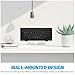 OHPHCALL 4sets Wall Keyboard Holder Storage Shelf for All Keyboards Versatile Wall-Mounted Support Space-Saving Design