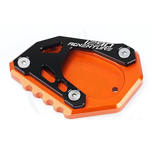 JOOTEN pour 1290 Super Adventure S R T 2016-2020 Support De Pied De Moto Couverture De Support Latéral Coussin D'extension De Support CNC Plaque De Support Agrandisseur Pad (Couleur : 1) Cover