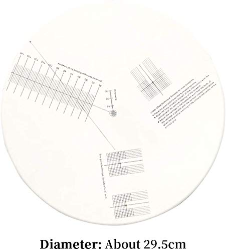 Turntable Cartridge Alignment Protractor Mat, Anti-Sliding Lp Vinyl Record Pickup Calibration Plate Distance Gauge Protractor Adjustment Tool Ruler For Turntable Accessor #TOP5