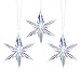 Paper Star Lantern Chameleon Color 6pcs 3D Handmade Paper Star Garland Decoration for Frozen Theme Party Christmas Xmas Holloween Birthday Home Hanging Decorations
