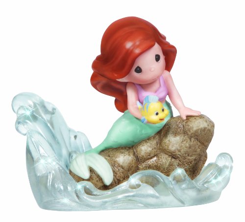 Precious Moments, Disney Showcase Collection, Part Of My World, Bisque Porcelain/Glass Figurine, 132005